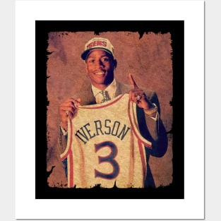 '96 draft!' Allen Iverson Posters and Art